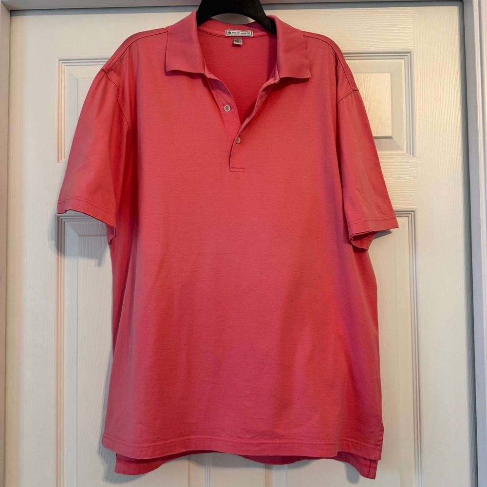 Peter Millar Coral Pink Polo Shirt
